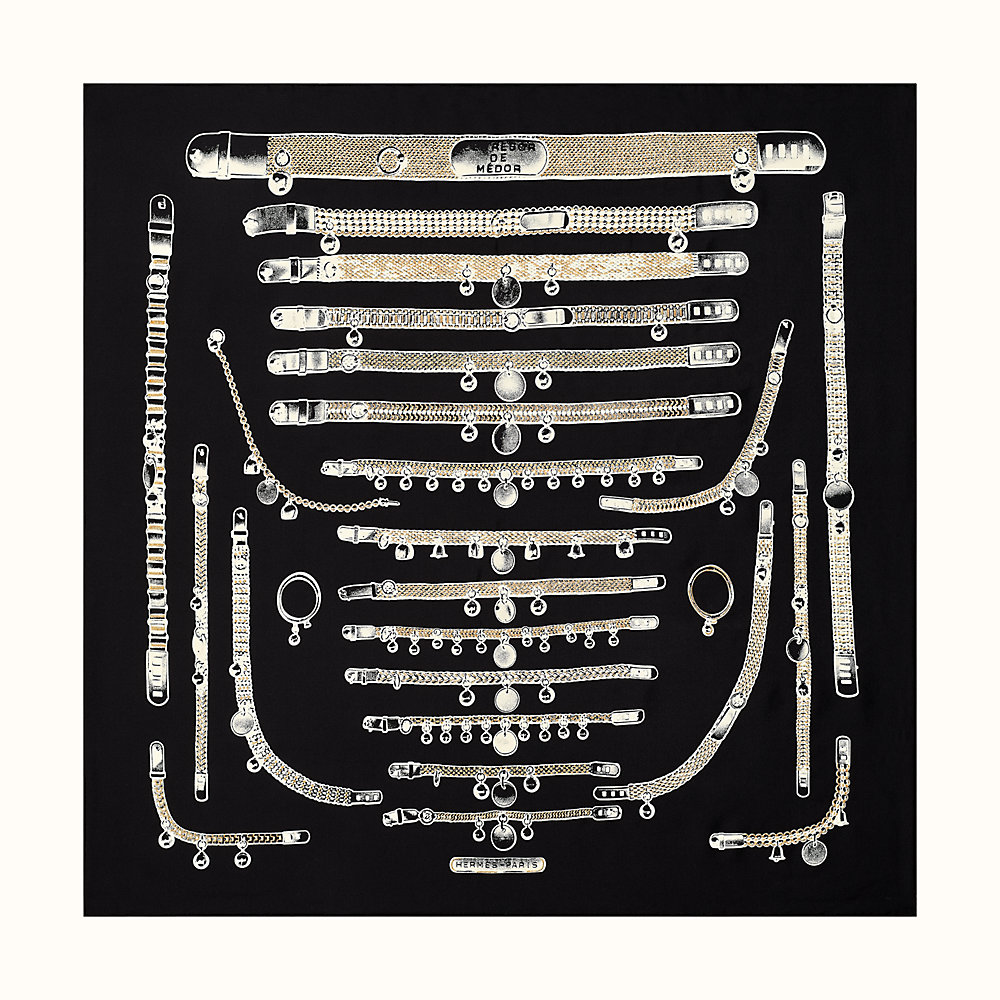 Le Tresor de Medor bijou scarf 90